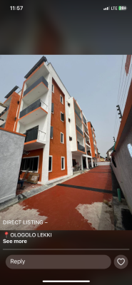 Luxury 3 Bedroom Apartment with Excellent Finishing, Ologolo, Lekki, Lagos, Flat / Apartment for Rent