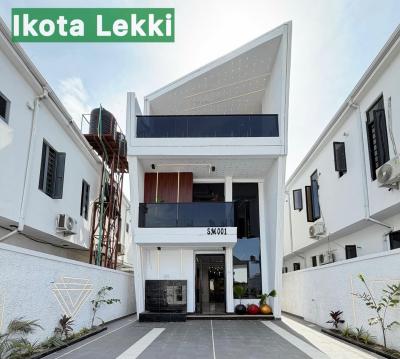 Contemporary 5 Bedroom Detached Duplex with Swimming Pool and Bq, Ikota, Ikota, Lekki, Lagos, Detached Duplex for Sale