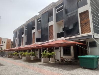 Newly Built 4 Bedroom Terrace Duplex with a Room Bq, Pool and Gym, Off Kunsenla Road, Ikate Elegushi, Lekki, Lagos, Terraced Duplex for Sale