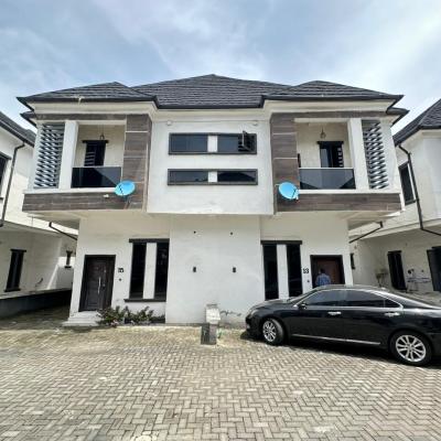 Lovely 4 Bedroom Semi Detached Duplex with Bq in a Secured Estate, Chevron Toll Gate, Orchid Road, Before The Roundabout, Lekki, Lagos, Semi-detached Duplex for Sale