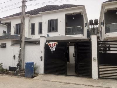 4 Bedroom Semi Detached House with a Room Bq Within a Gated Area, Off Kunsenla Road, Ikate Elegushi, Lekki, Lagos, Semi-detached Duplex for Rent