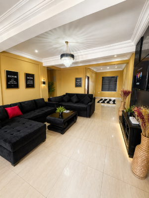 Massive Bedroom Shared Apartment with 24 Hours Power and Free Internet, Balogun Estate Opposite Fara Park, Sangotedo, Ajah, Lagos, Flat / Apartment for Rent