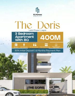 Spacious Fully Serviced 3bedroom Apartment with Bq and Elevator, Lekki Phase 1, Lekki, Lagos, Flat / Apartment for Sale