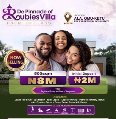 a Buy and Build Land Along Epe Express Way, Ala, Omu-ketu, Along The Epe Expressway in Ogun State., Km 46, Ogun, Residential Land for Sale