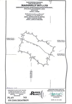 Prime Acres of Land, Onikooko Village, Along Moniya/iseyin Expressway. Afui Local Governmen, Moniya, Ibadan, Oyo, Mixed-use Land for Sale