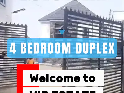 Luxury 4 Bedroom Duplex with a Store — Ipaja, Lagos