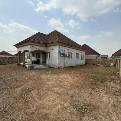 Luxury Spacious 3 Bedroom Detached Bungalow with Space for 2 Units Bq, Apo Wumba, Apo, Abuja, Detached Bungalow for Sale