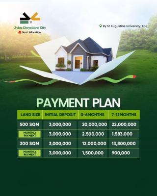 Affordable Land Plots in a Fast-growing Estate Near a University, Zylus Chrystland City, Epe, Lagos, Residential Land for Sale