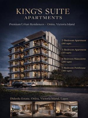 Luxury 3 Bedroom Flat with One Room Boys Quarter, Dideolu Estate, Victoria Island (vi), Lagos, Flat / Apartment for Sale