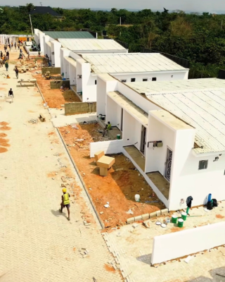 3 Bedroom Fully Detached Bungalow in a Resort Estate with C of O, Mowe Golf Town Estate, By Christopher University, 10 Minutes to Berger, Mowe Town, Ogun, Detached Bungalow for Sale