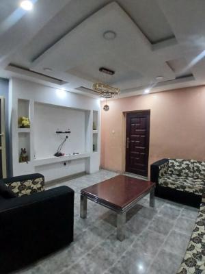 Furnished Rooms Upstairs with Shared Ffurnished Parlour and Kit, United Estate, Sangotedo, Sangotedo, Ajah, Lagos, Self Contain (single Rooms) for Rent