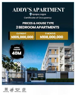 Luxury 2 Bedroom Apartment with Smart Home Features, Addys Apartment, Apapa, Lagos, Block of Flats for Sale