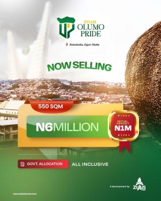 Estate Land Offer on an All Inclusive, Abeokuta South, Ogun, Residential Land for Sale