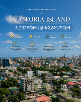 a Prime 3,232 Sqm Premium Commercial / Mixed-use Land, Akin Adesola, Victoria Island (vi), Lagos, Mixed-use Land for Sale