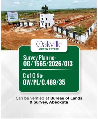 Land with Cof O, Shagamu Interchange, Mowe Ofada, Ogun, Land for Sale