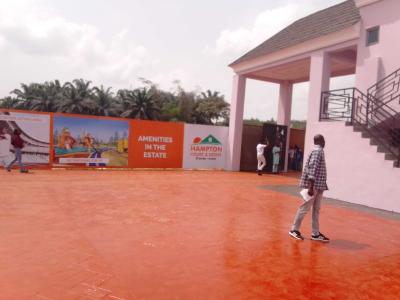Buy and Build Land with Perimeter Fencing and Gate House, Hampton Court & Estate Close to Intl Breweries & Nestle Foods, Mowe Ofada, Ogun, Mixed-use Land for Sale