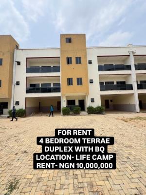 4 Bedroom Terrace Duplex+ Bq, Lifecamp, Life Camp, Abuja, Terraced Duplex for Rent