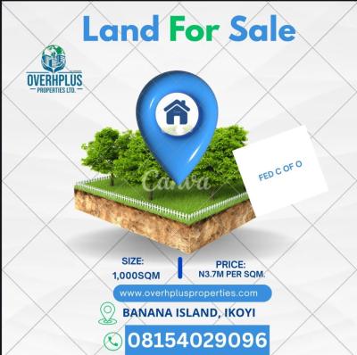 Prime 1,000 Sqm Land, Banana Island, Ikoyi, Lagos, Residential Land for Sale