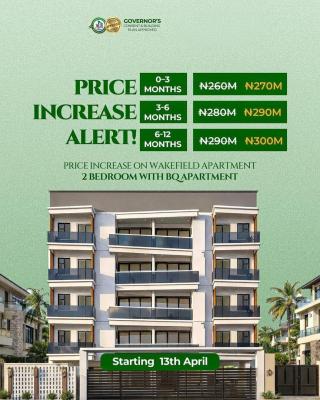 Luxury 2 Bedroom Apartment with Bq, Pool and Gym, Wakefield Apartments / 21 Chief Collins Street, Off Admiralty Way, Lekki Phase 1, Lekki, Lagos, Block of Flats for Sale
