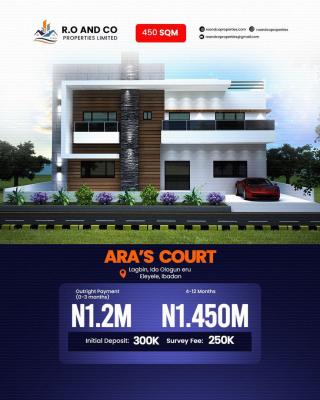 Affordable Premium Land in a Strategic Location with Good Landmark, Aras Court Lagbin Ido Ologun Eru Close to Foodco, Eleyele, Ibadan, Oyo, Residential Land for Sale