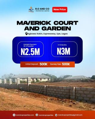 Affordable Land in a Strategic Location with High Return on Investment, Maverick Court and Garden Agbowa Itokin Expressway Close to Caleb Univ, Agbowa, Ikorodu, Lagos, Residential Land for Sale