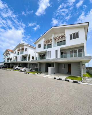4 Bedroom Semi-detached Duplex with Bq, Chevron - Twin Lake Estate, Lekki, Lagos, Semi-detached Duplex for Rent