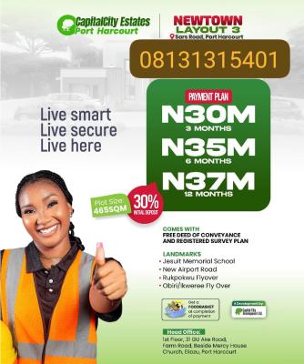 Plots of Luxury Land in Port Harcourt, Sars Road,elikpwuodu Ring  Road, Ikwerre, Rivers, Mixed-use Land for Sale