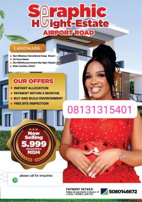Plots of Affordable Land Along Airport Road, Some Minutes to The Airport, Ngor Okpala, Imo, Mixed-use Land for Sale