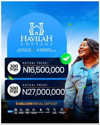 Premium Land with Gazette in a Prime Location, Havillah Cottage, Close to General Hospital, Akodo Ise, Ibeju Lekki, Lagos, Residential Land for Sale
