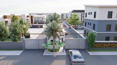 3 Bedroom Homes, Crescent Garden, Bamish (airport Road), Lugbe District, Abuja, Terraced Duplex for Sale