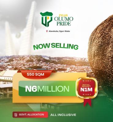 Acres of Commercial and Residential Land, Olumo Pride Located at Abeokuta By Ogun State Governor’s Office, Magboro, Ogun, Commercial Land for Sale
