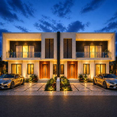 Ultra-modern 4 Bedroom Semi-detached Duplex (carcass Stage), Plot 4, Off Dolapo Oshinlaike Street, S-forte Estate, Ajah, Lagos, Semi-detached Duplex for Sale