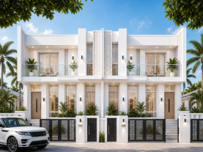 Ultra-modern 4 Bedroom Semi-detached Duplex (carcass Stage), Plot 4, Off Dolapo Oshinlaike Street, S-forte Estate, Ajah, Lagos, Semi-detached Duplex for Sale
