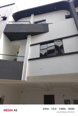 Newly Built Spacious 4 Bedroom Terrace + Servants Bq, Pantheon Bridge, Orchid Road, Lekki, Lagos, Terraced Duplex for Rent