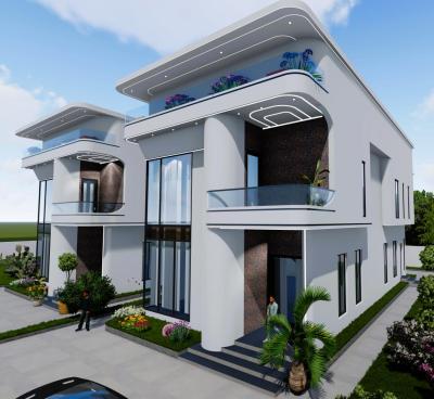 Luxury 5bedroom Duplex Comes with Swimming Pool Plus Bq, Gated Secure Estate By Shop Rite, Sangotedo, Ajah, Lagos, Detached Duplex for Sale