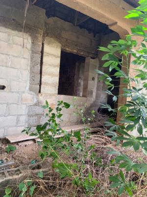 Full Plot of Land  Close to The Road with a Building on It, Ijede, Lagos, Land for Sale