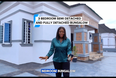 Beautiful 3 Bedroom Bungalow with Modern Facilities, Mowe Town, Ogun, Detached Bungalow for Sale