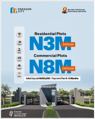 Residential and Commercial Plots of Land on a Prime Expressway, Paragon City / Epe-ijebu Ode-ikorodu Expressway, Ijebu Ode, Ogun, Mixed-use Land for Sale