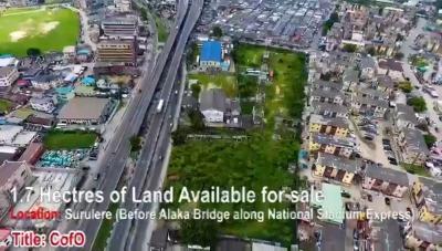 Size; 15,810sqm, Western Avenue Surulere Document; Cofo Use; Mix Use, Surulere, Lagos, Mixed-use Land for Sale