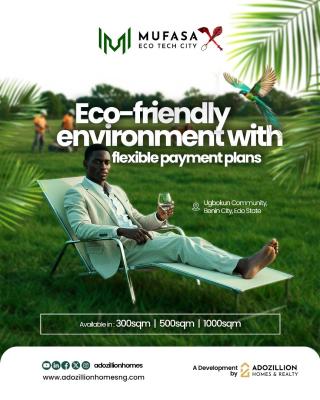 Estate Land, Mufasa Eco Tech City Ugbokun, Benin, Oredo, Edo, Residential Land for Sale