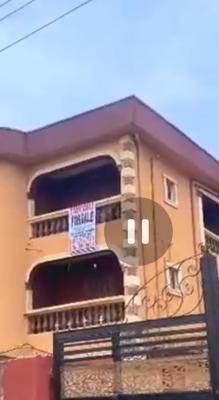 Massively Built Block of 6 Units of 3brms Flats,    on More Than Full, Estate at Ijegun, Via Ikotun, Lagos with C of O. #100m., Ikotun, Lagos, Block of Flats for Sale