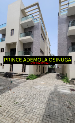 Serviced 5 Bedroom Semi Detached House Within Shared Premises + Bq, Banana Island Estate, Banana Island, Ikoyi, Lagos, Semi-detached Duplex for Rent