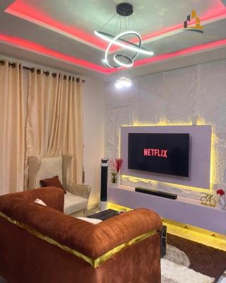 a Cozy and Beautiful 1 Bedroom Apartment, Liberty Estate, Paris Agaros Avenu, Ago Palace, Isolo, Lagos, Mini Flat (room and Parlour) Short Let
