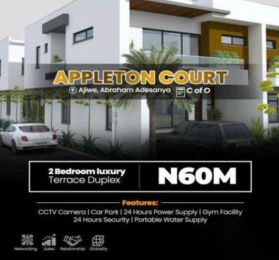 Terrace Duplexes with Excellent Facilities in a Serviced Estate, Appleton Court / Abraham Adesanya, Ajiwe, Ajah, Lagos, Terraced Duplex for Sale