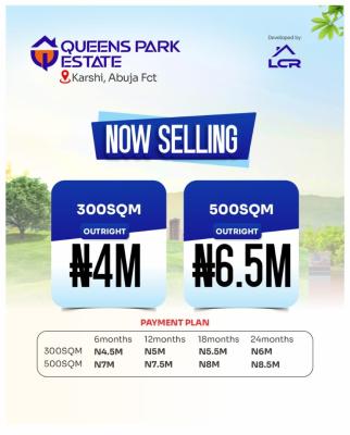 Cheap Dry Land Suitable for Duplex Terraces & Blocks of Flats, Queens Park Estate, Karshi, Abuja, Residential Land for Sale
