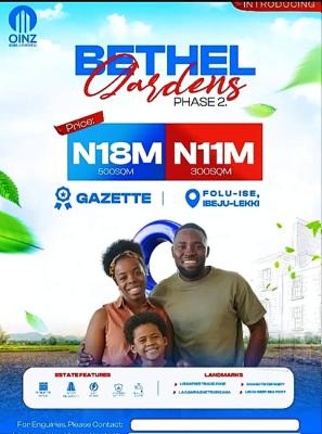 Fast-selling Land in Urban Expansion Zone, Bethel Gardens, Along Free Trade Zone, Ibeju Lekki, Lagos, Mixed-use Land for Sale