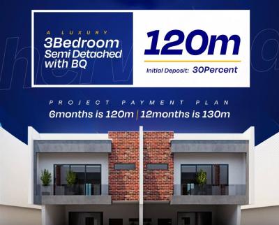 3bedroom Semi Detached with Boysquater, Vintage Estate, Opposite Crown Estate, Sangotedo., Sangotedo, Ajah, Lagos, Semi-detached Duplex for Sale