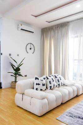 a Brand New Luxury 1 Bedroom with Swimming Pool, Ps5, Gym, Balconies,, Lekki Phase 1, Lekki, Lagos, Flat / Apartment Short Let