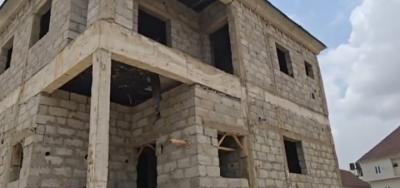 Fully Detached 6 Bedroom Duplex Carcass, Estate Behind Nile Uni, Jabi, Abuja, Detached Duplex for Sale