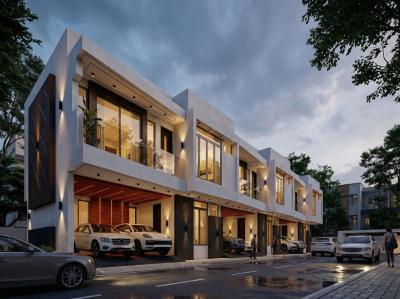 3-bedroom Terrace Duplex with a Bq Prepaid Meter Concierge Off-plan, Lekki Phase 2, Lekki, Lagos, Flat / Apartment for Sale